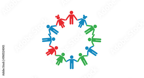 Diverse people holding hands together 1.