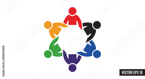 Diverse People Holding Hands Together.