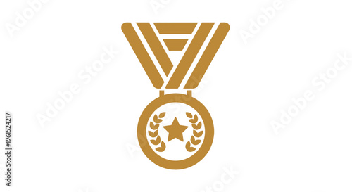 Golden Medal with Star and Laurel.