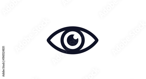 Human Eye Icon Graphic Design.