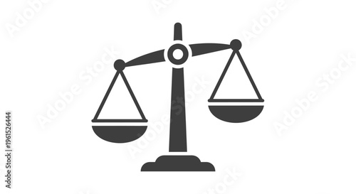 Scales of Justice Balance Equality.