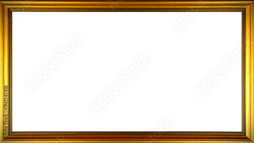 Marco Dorado Antiguo Premium Diseño Ornamental Metálico | Para Enmarcar Fotografía, Obra de Arte, Certificado, Diploma, Invitaciones, Bodas, etc.