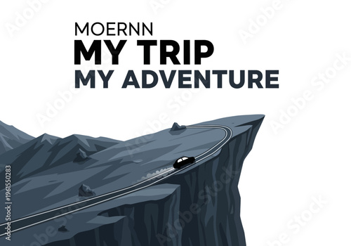 Embark on your next journey with a thrilling road trip adventure along a winding mountain pass