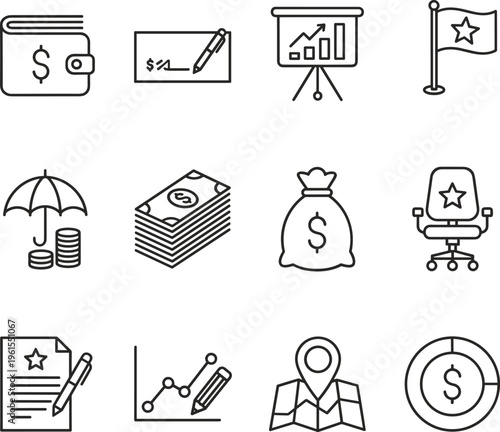 Eco and sustainability icon set featuring aa growth, recycling, energy, ecology, and green living symbols, perfect for environmental, educational, and design projects