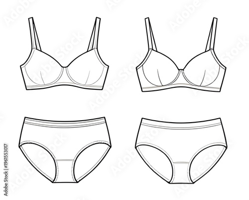 female underwear line drawing illustration, lingerie vector outline design, underwear clipart line art, lingerie flat outline icon, underwear minimal line style, lingerie modern outline design, underw