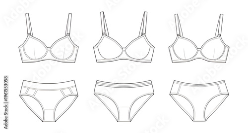 female underwear line drawing, lingerie outline illustration, underwear vector outline, lingerie clipart line art, women underwear sketch, fashion line drawing, clothing outline illustration, underwea