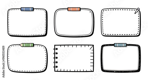 note design illustration, paper design illustration, sticky design illustration, memo design illustration, reminder design illustration, message design illustration, checklist design illustration, pin