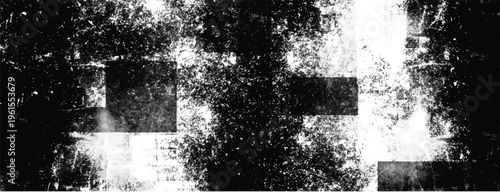 Abstract grunge lettering background. Monochrome abstract grunge black and white illustration	