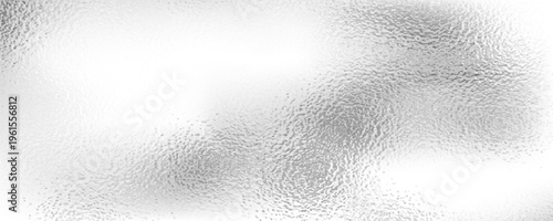 Shiny or metallic silver foil vector pattern. Transparent, matte white, and gray frosted glass texture.