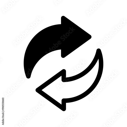 Free Download Refresh Icon Vector Symbol Design Illustration - GFXLoad