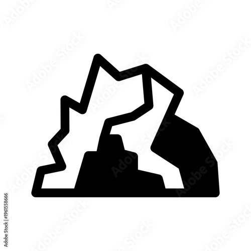 Cave Icon Vector Symbol Design Illustration