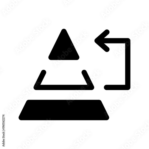 Maslov Triangle Icon Vector Symbol Design Illustration