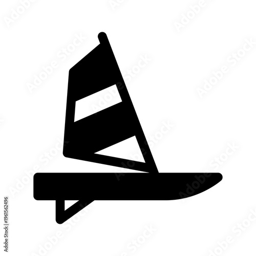 Windsurf Icon Vector Symbol Design Illustration