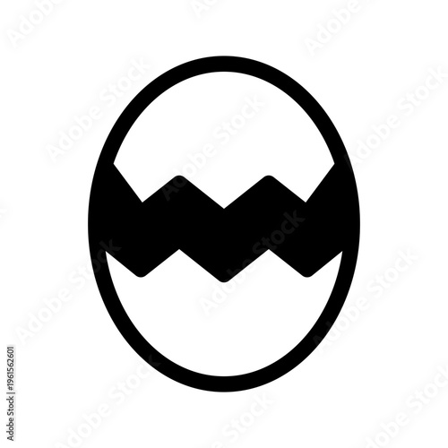 Egg Icon Vector Symbol Design Illustration