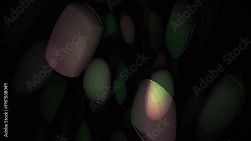 Glowing Green Light Abstract Backgrounds.