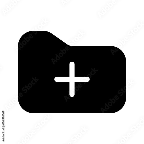 Folder Icon Vector Symbol Design Illustration