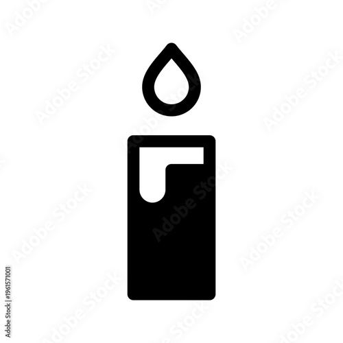 Aroma Candles Icon Vector Symbol Design Illustration