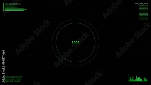 Core Processor Initializing Encryption Protocol with Data Cluster Stream Analysis.