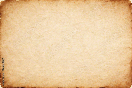 Old vintage brown paper texture background with aged grunge parchment surface and blank antique design
