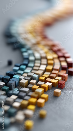 Colorful Cubes Arrangement:...
