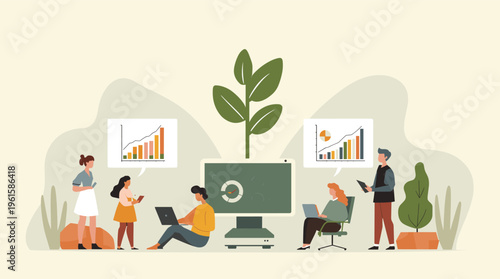 A calm and modern design element with neutral tones, conveying simplicity and elegance.