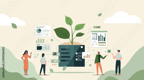 A calming abstract background with olive green and light green hues, perfect for adding a touch of nature to designs.