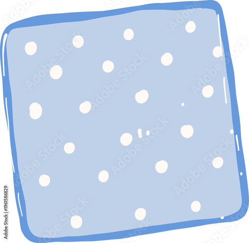 Blue Polka Dot Background