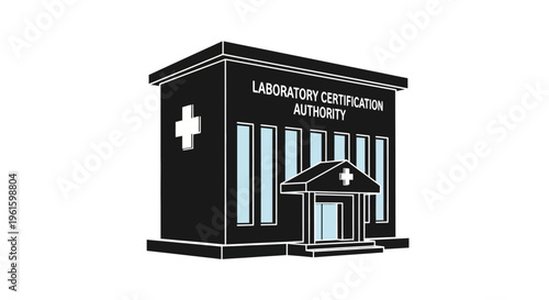 Laboratory Certification Authority building illustration