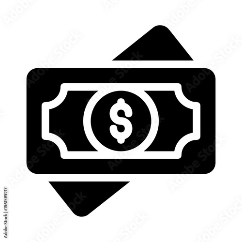 Paper money with a dollar sign, suitable for finance, banking, savings, investments, economy, cash, currency, wealth, business concepts.
