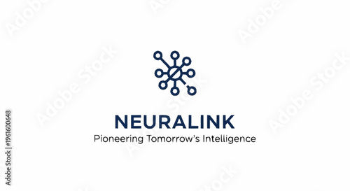 Neuralink logo pioneering tomorrows intelligence technology concept.