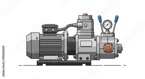 Industrial Vacuum Pump Machine Equipment.