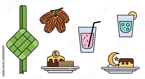 Traditional Southeast Asian sweet desserts.