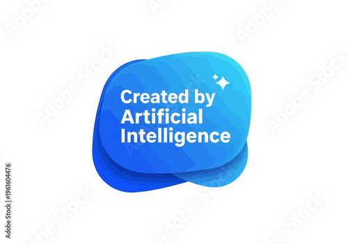 Created by Artificial Intelligence Stamp - AI Generated Content Badge