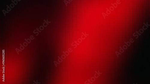 Vibrant red gradient background with subtle vertical lines and dark fading edges abstract motion for dramatic