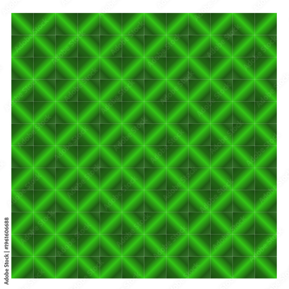 Obraz premium abstract green pyramid pattern background with geometric 3D relief texture and vibrant lime gradients