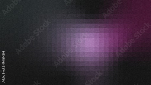 Schilderij op canvas Grainy dark purple gradient abstract background with subtle grid overlay, minimalist textured noise effect for modern design and digital projects