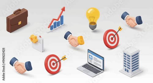 3D email icon symbol on white and black background representing internet communication business concept with marketing target and success aiming dart illustration