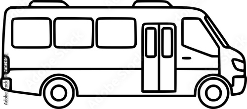 Subway train vector illustration on white background
