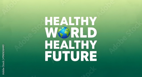 Healthy world healthy future environmental awareness