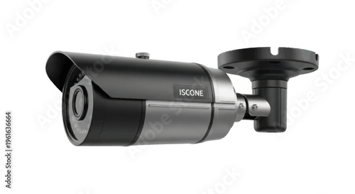 Modern Bullet Security Camera with IR Night Vision, Outdoor Surveillance Device