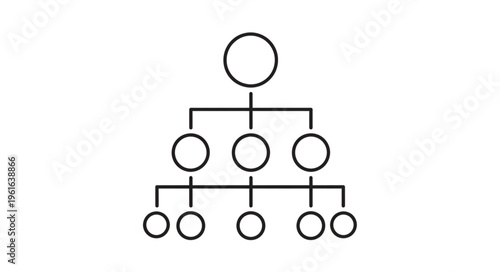 Hierarchical Structure Diagram - Illustrating Organizational Relationships and Data Flow.