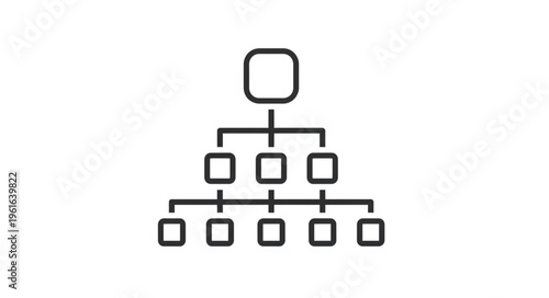Hierarchical Structure - Visual Representation of Organizational Chart and Relationships.