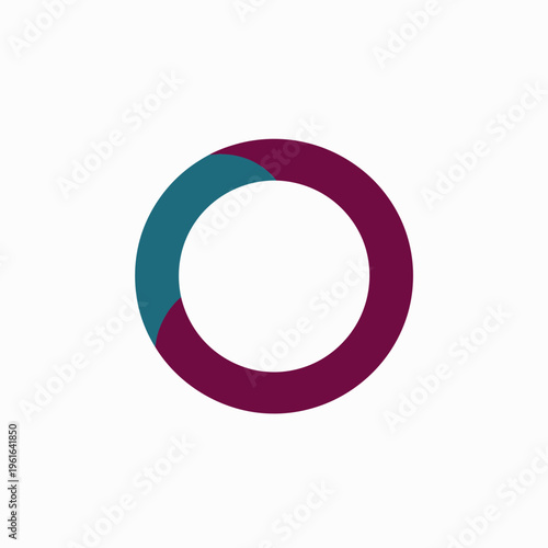 Free Download Abstract circular design in blue and purple isolated on white background - GFXLoad