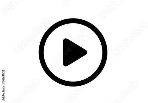 Black circular play button icon featuring a standard solid triangle pointing to the right side Free Download Black circular play button icon featuring a standard solid triangle pointing to the right side - GFXLoad