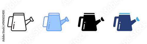 Boat icon set multiple style collection