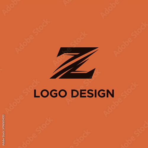 Alphabet logo design flat vector template