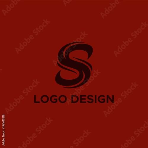 Alphabet logo design flat vector template