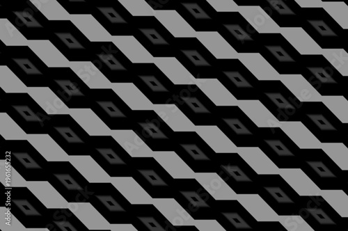 black and white abstract geometric pattern