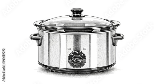 Slow Cooker Illustration