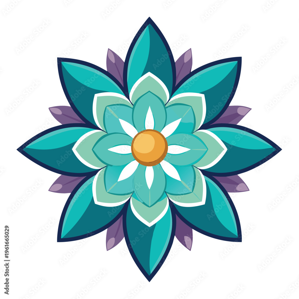 Fototapeta premium lotus flower isolated on white background